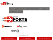 Tablet Screenshot of grupofortecr.com